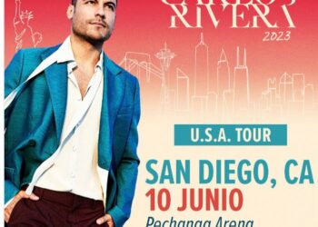Carlos Rivera en SAn Diego el 10 de junio