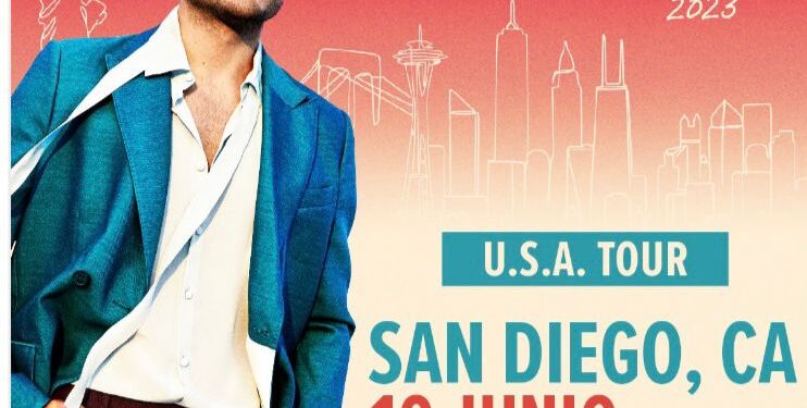 Carlos Rivera en SAn Diego el 10 de junio