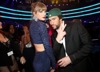 Bad Bunny y Taylor Swift en los Grammys