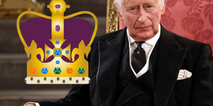 Rey Carlos III Corona Emoji