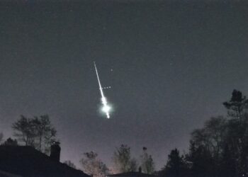 Ryan Conner AMS en avistamiento de meteorito en SD