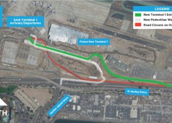 Reabre esta semana la nueva Terminal 1 del Aeropuerto Internacional de San Diego