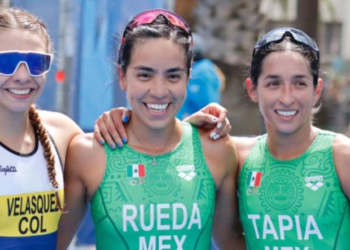 Mexicanas impresionan en triatlón y suben al podio
