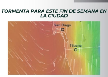 Pronostican fuerte tormenta para este fin de semana en Tijuana
