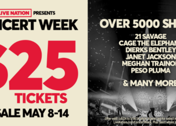 Live Nation ofrece boletos a $25 durante la Semana del Concierto