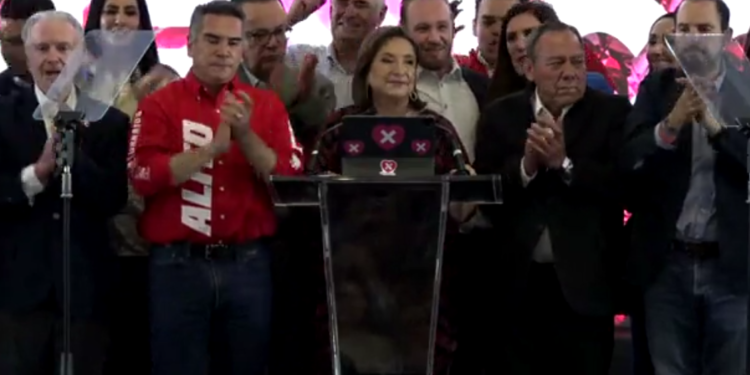Xóchitl Gálvez se proclama vencedora de la elección