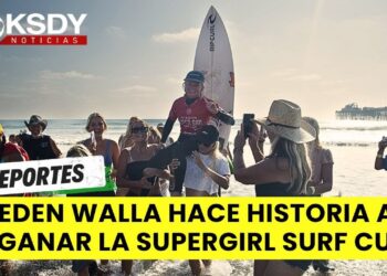 Eden Walla de San Clemente, hace historia al ganar la Super Girl Surf Cup a los 15 años de edad