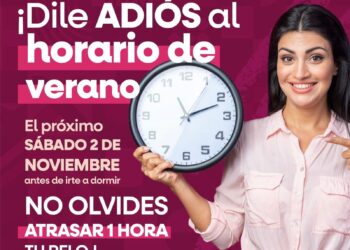 Este domingo finaliza el horario de verano en BC