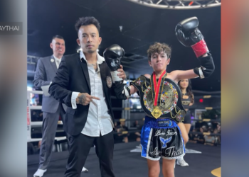 Joven boxeador