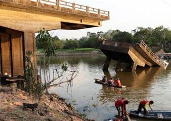 Puente vehicular colapsó y dejó víctimas mortales en Brasil