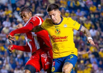América pierde lo invicto tras caída ante Necaxa en el Clausura 2025