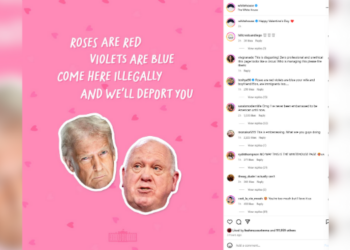 La Casa Blanca publica un post de San Valentín nada romántico