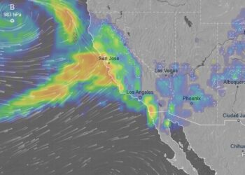 Río atmosférico impactará el sur de California con lluvias intensas esta semana