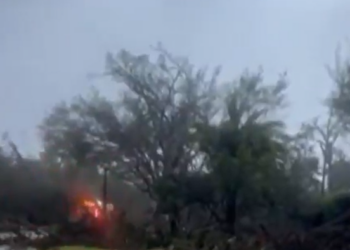 Mujer sobrevive tras quedar atrapada en su auto durante un tornado en Florida