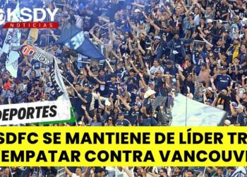 San Diego FC sigue líder del Oeste tras empatar 1 -1 con Vancouver