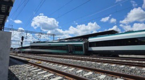 Descarrila vagón del Tren Maya en estación Izamal