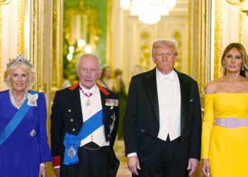 Trump recibe bienvenida en Windsor durante visita a Reino Unido