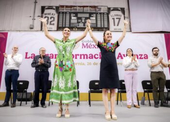 Claudia Sheinbaum anuncia proyectos educativos y de infraestructura en Baja California