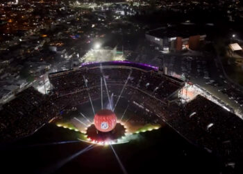 Inauguración temporada de béisbol “águilas de Mexicali”