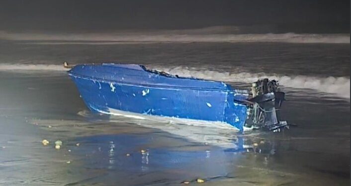 Cuatro migrantes murieron tras volcadura de embarcación frente a Imperial Beach