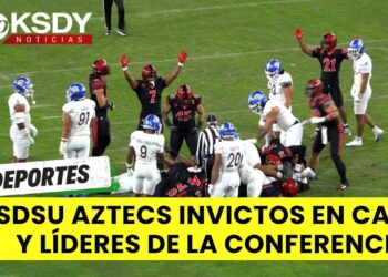 Aztecs invictos en casa al derrotar a San José 25-3 y líderes de la Mountain West