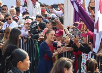 Sheinbaum conmemora siete años de la 4T en el Zócalo