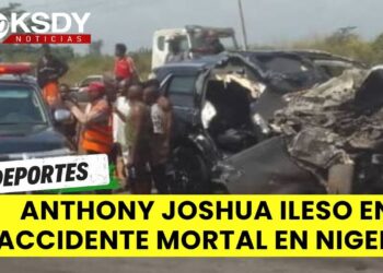 Anthony Joshua estable y bajo observación tras choque mortal en Nigeria