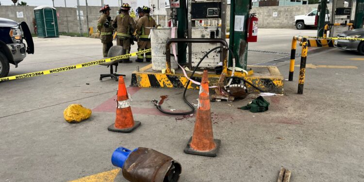 Explosión por presión dejó cuatro lesionados en gasera de Tijuana