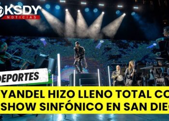 Yandel con un lleno total en show sinfónico en San Diego