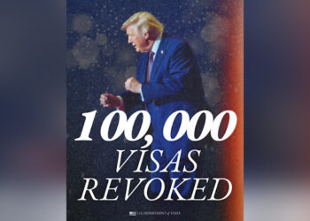 Gobierno de Trump ha revocado 100 mil visas
