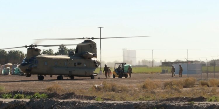 Movimientos militares cerca de la garita nueva de Calexico generan especulación