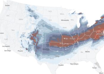 Tormenta invernal severa amenaza al Este de Estados Unidos