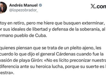 Andrés Manuel López Obrador pide a los mexicanos apoyos para Cuba