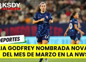 Lia Godfrey Novata del mes de marzo tras marcar 3 goles en 3 partidos