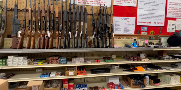 Armas largas en tienda de Chula Vista