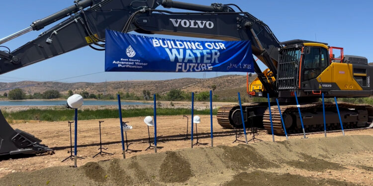 En construcción el primer proyecto para tratar aguas residuales en Santee