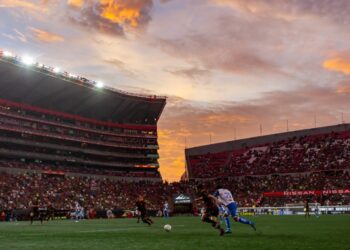 La panorámica en el Estadio Caliente durante el juego entre Xolos y Puebla.