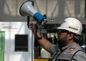 Simulacro de sismo en Tijuana