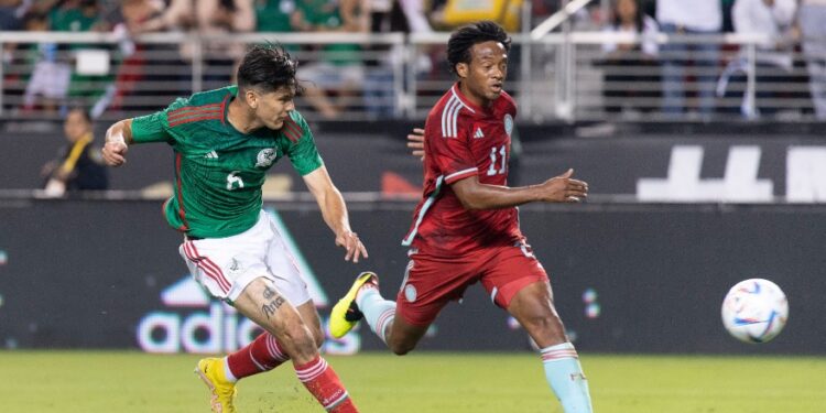 Colombia lo perdía y dio la vuelta en la segunda mitad.