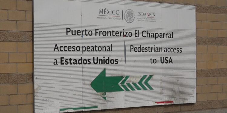 No hay fecha para la reapertura de la garita Ped West o Chaparral