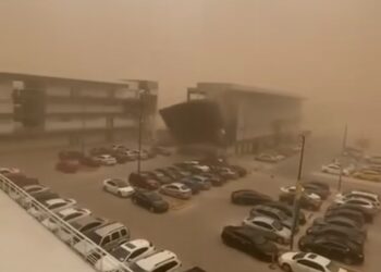 Tormenta de arena en Mexicali