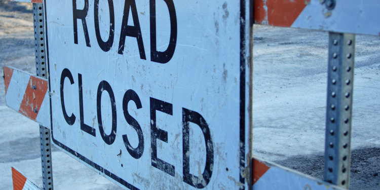 Cierre de Calle en Chula Vista