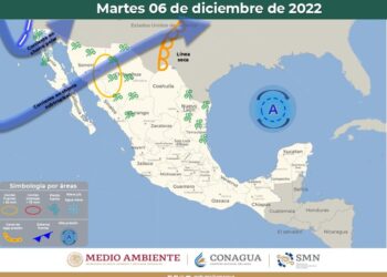 Fuertes vientos, agua nieve y bajas temperaturas a partir de este martes