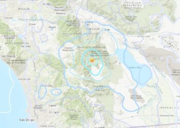 El temblor se registró a las 4:12 horas del último día del 2022.