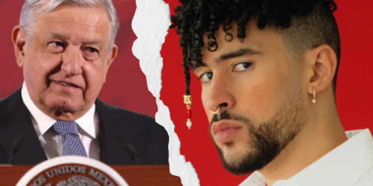 AMLO y Bad Bunny