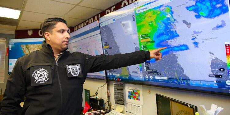 Anuncian prealerta en Tijuana por lluvias