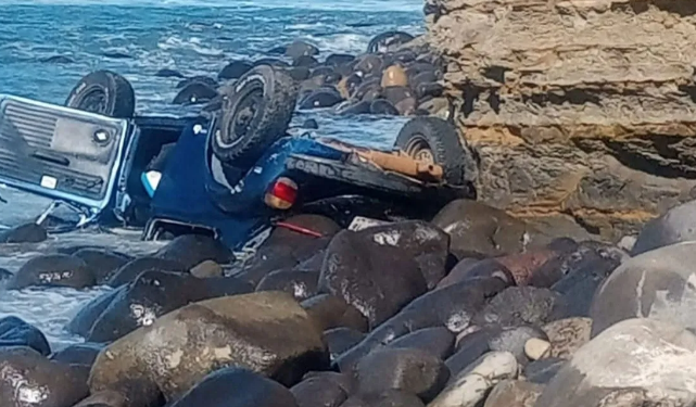 Muere hombre tras caer en acantilado, perro sobrevive