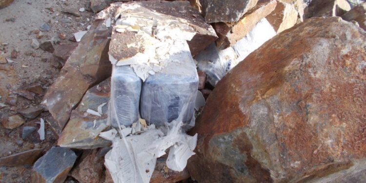 Decomisan más de $4 millones de dólares en cocaína oculta en piedras decorativas en la garita de Tecate