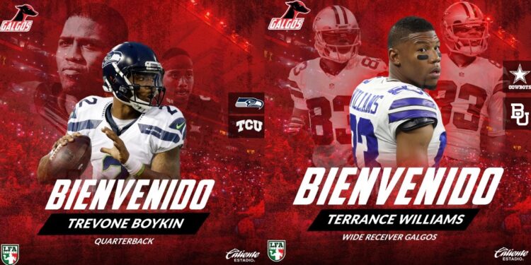 Trevone Boykin y Terrance Williams son nuevos jugadores de Galgos.