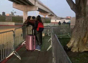 Migrantes garita el chaparral